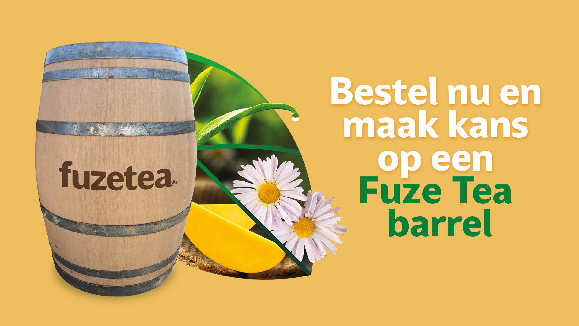 Nieuw! FuzeTea green apple kiwi