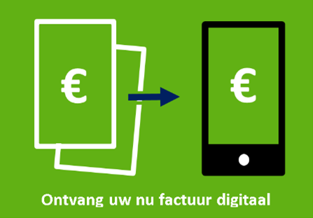 Ontvang uw factuur digitaal!