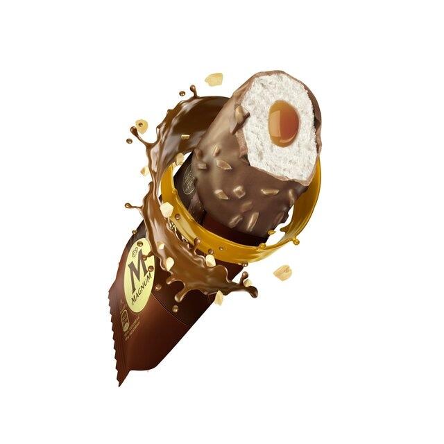 packshot-magnum caramel nuts bar